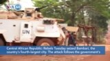 VOA60 Africa - Central African Republic: Rebels seized Bambari, the country's fourth-largest city