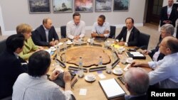 八國集團領導人會議呼籲盡快進行敘利亞和談