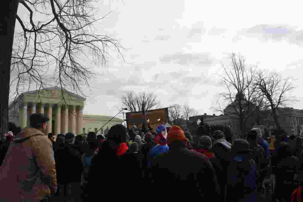 Según los organizadores, manifestaciones similares a la que sucedió en Washington, se realizaron en otras 130 ciudades en Estados Unidos.