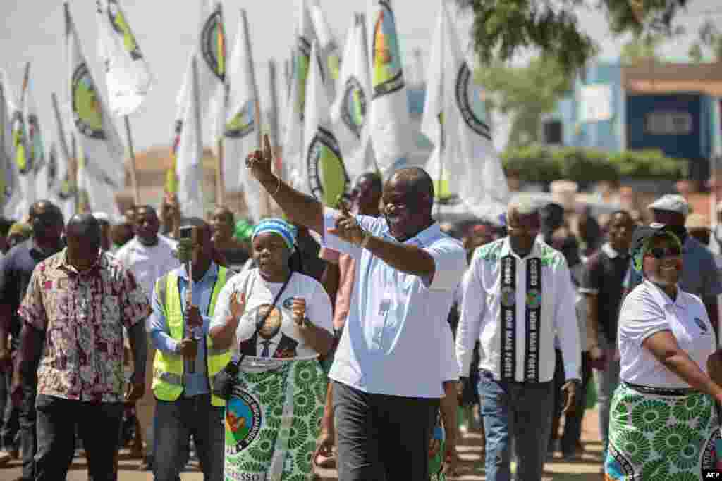 Lutero Simango candidato presidencial do Movimento Democrático de Moçambique, MDM