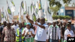 Lutero Simango candidato presidencial do Movimento Democrático de Moçambique, MDM