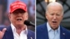 Kombinasi foto yang menunjukkan mantan Presiden AS Donald Trump (kiri) dan Presiden AS Joe Biden. (Foto: AP)