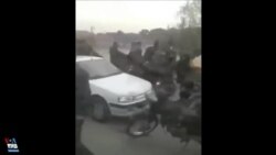 ویدئویی از حضور پر رنگ ماموران یگان‌ویژه در اطراف اعتراض کشاورزان اصفهان