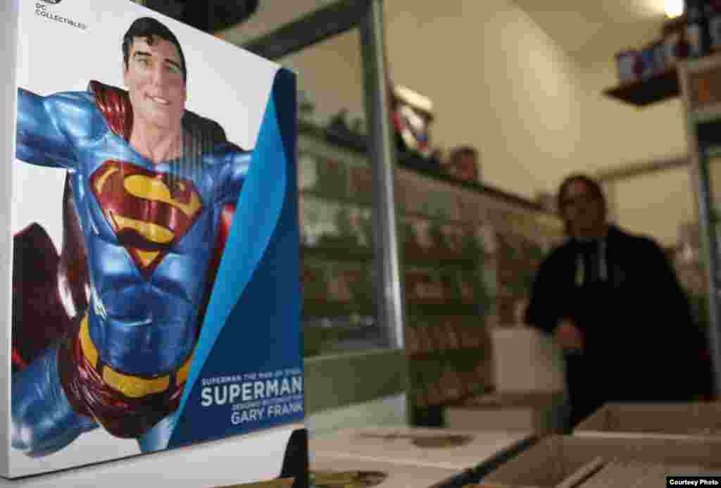 Cosmic Comics also carries a large stock of comics related to Superman and other comic book superheroes. Photo by Darren Taylor.