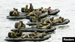 Pasukan bela diri Jepang (JSDF) melakukan latihan di Pulau Amami Oshima, Kagoshima (foto: dok).