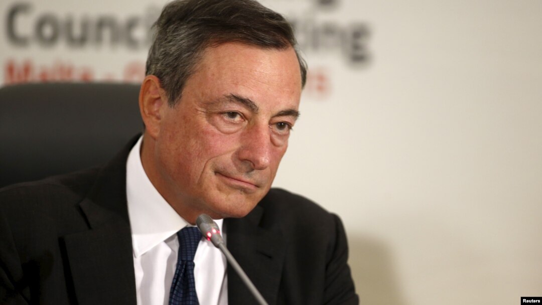 Kepala Bank Sentral Eropa (ECB) Mario Draghi.