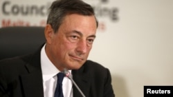 Kepala Bank Sentral Eropa (ECB) Mario Draghi.