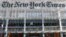 រូបឯកសារ៖ អាគារ​កាសែត The New York Times ដែល​មានទីតាំង​នៅក្នុងទីក្រុងញូវយ៉ក។