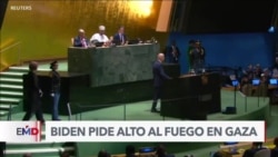 Biden insta ante la ONU a alcanzar un alto el fuego en Gaza 