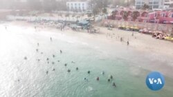 Aqua Gym Rides Wave of Enthusiasm on Senegal Beach