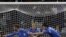 Italia celebra el gol de empate en un partido que tuvo oportunidades que no aprovechó.
