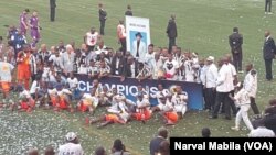 Victoire de TP Mazembe, à Lubumbashi, en RDC, le 6 novembre 2016. (VOA/Narval Mabila)