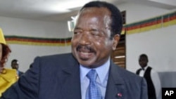 Paul Biya, président du Cameroun