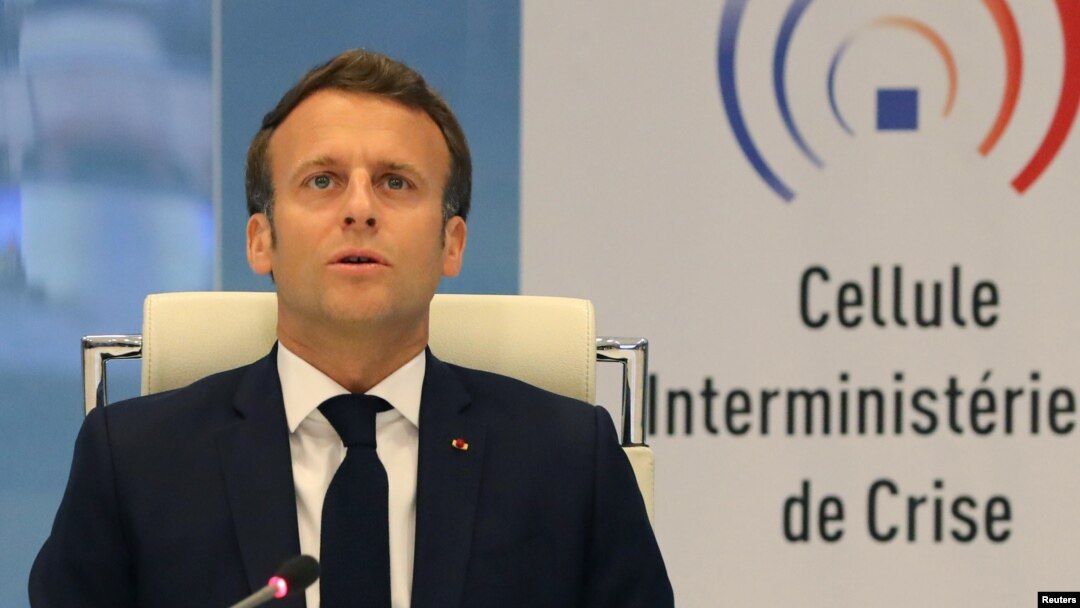 Popularitas Presiden Perancis Emmanuel Macron terpuruk akibat pandemi Covid-19. 