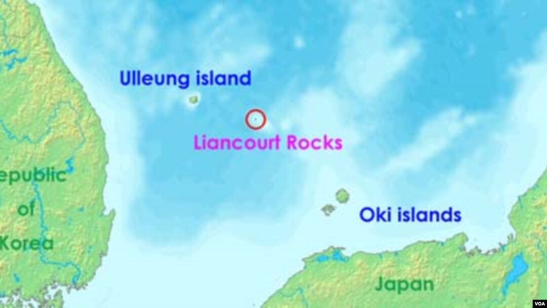 Korea Selatan dan Jepang terlibat dalam sengketa atas Liancourt Rock, yang terletak di perbatasan laut kedua negara.