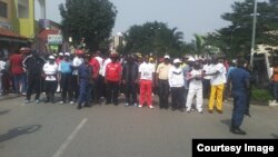Imyiyerekano yo kwiyamiriza Perezida w'u Rwanda n'ingabo z'amahoro z'Afurika MAPROBU.