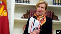 Koordinatorja e Shtëpisë së Bardhë për përgjigjen ndaj koronavirusit, Dr. Deborah Birx.