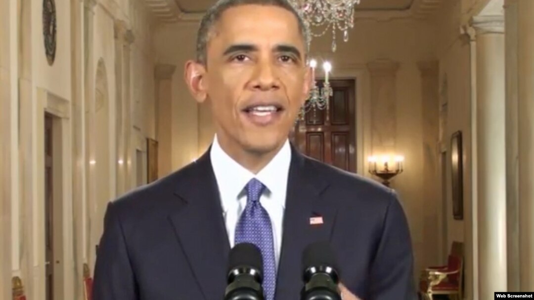 Presiden AS Barack Obama menyampaikan pidato tentang reformasi imigrasi, Kamis malam (20/11).