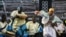 Un groupe burkinabé se produit à l'occasion de l'ouverture de la 10ème édition du Festival de Musique du Monde Gnaoua d'Essaouira ("Gnaoua et Musiques du Monde"), fin 20 juin 2007.