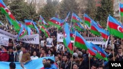 Milli Şura "Talana son!" şüarı ilə mitinq keçirib 