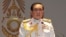 FILE - Gen. Prayuth Chan-ocha speaks at the start of his first press conference since Thursday's coup, May 26, 2014. 