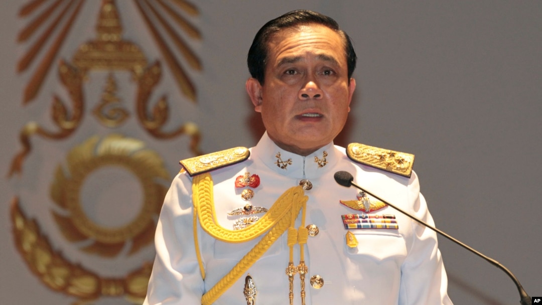 Panglima militer Thailand, Jendral Prayuth Chan-ocha kini mengendalikan hampir seluruh kekuasaan pemerintahan pasca kudeta militer (foto: dok). 