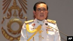 Panglima militer Thailand, Jendral Prayuth Chan-ocha kini mengendalikan hampir seluruh kekuasaan pemerintahan pasca kudeta militer (foto: dok). 