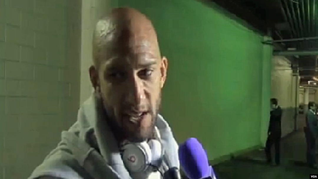 Penjaga gawang utama timnas AS, Tim Howard (VOA - M. Lipin).