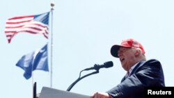 ARCHIVO - El expresidente de Estados Unidos, Donald Trump, durante su mitin "Make America Great Again" en Pickens, Carolina del Sur, Estados Unidos, el 1 de julio de 2023.