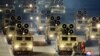 Military vehicles are seen during a parade to mark the 75th anniversary of the founding of the ruling Workers' Party of Korea, in this image released by North Korea's Central News Agency on October 10, 2020. (Foto: KCNA via Reuters)