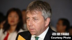 港大校长马斐森教授（苹果日报图片）