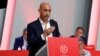 El presidente de la RFEF suspendido provisionalmente por FIFA, Luis Rubiales, durante la asamblea extraordinaria celebrada el 25 de agosto de 2023.