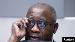 Laurent Gbagbo devant la CPI à La Haye, le 28 janvier 2016. 