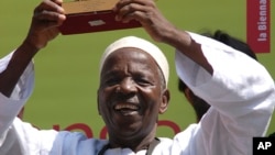 Le photographe malien, Malick Sidibé, Venise, 11 juin 2007