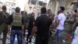 ڤیدیۆی شوێنی تەقینەوەکەی بەردەم کڵێسای عەزرا لە قامیشلو