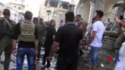 ڤیدیۆی شوێنی تەقینەوەکەی بەردەم کڵێسای عەزرا لە قامیشلو