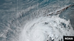 Hurricane Larry grows stronger in the eastern Atlantic, Sept. 2, 2021. 
