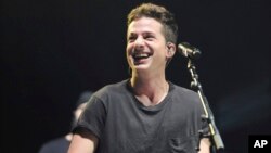 Charlie Puth opens for Shawn Mendes during the Illuminate World Tour at American Airlines Arena in Miami, Florida.