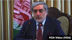 FILE - Afghanistan Chief Executive Abdullah Abdullah.