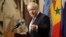 British Foreign Secretary Boris Johnson speaks to reporters at U.N. headquarters in New York, July 22, 2016. 