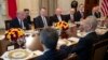 President Donald Trump and Chinese Vice Premier Liu He have lunch after signing the 'Phase 1' U.S.-China trade agreement, in the State Dining Room of the White House, Jan. 15, 2020, in Washington.