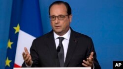 Presiden Perancis Francois Hollande mengatakan bahwa konferensi internasional Israel-Palestina di Paris ditunda (foto: dok).