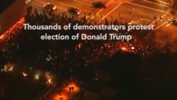 2nd Night of Anti-Trump Protests Across US