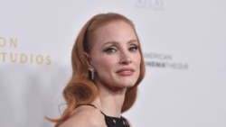 Jessica Chastain di acara American Cinematheque Awards ke-38 di Beverly Hills, California (Foto: Richard Shotwell / Invision / AP)