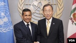 Ollanta Humala señaló que el camino de la paz y la reconciliación en Latinoamérica tenía que pasar por poner fin al embargo a Cuba.