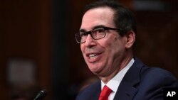 Menteri Keuangan AS, Steve Mnuchin (foto: dok).