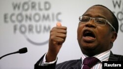 Mthuli Ncube, chief economist and vice president of the African Development Bank, speaks during session of the World Economic Forum on Africa, Cape Town, May 9, 2013.