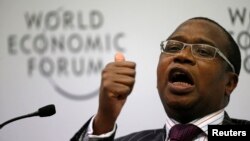 Mthuli Ncube, chief economist and vice president of the African Development Bank, speaks during session of the World Economic Forum on Africa, Cape Town, May 9, 2013.