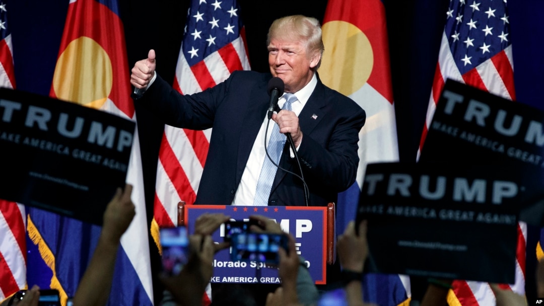 Republikanski predsednički kandidat Donald Tramp na skupu u Kolorado Springsu pre dva dana