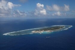 Pulau Itu Aba, (disebut Taiping oleh Taiwan), di Laut Cina Selatan, 29 November 2016. (REUTERS)